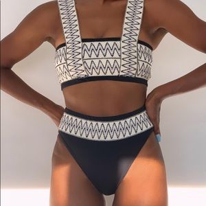 Elysiian swim black Catalina bikini